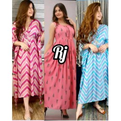 3 full stitched dress combo 8105